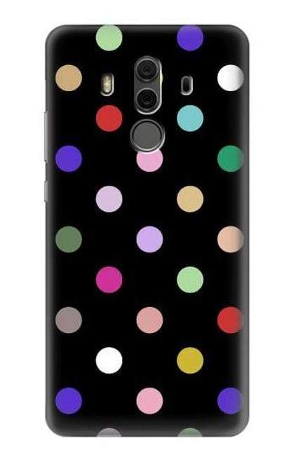 S3532 Colorful Polka Dot Etui Coque Housse pour Huawei Mate 10 Pro, Porsche Design