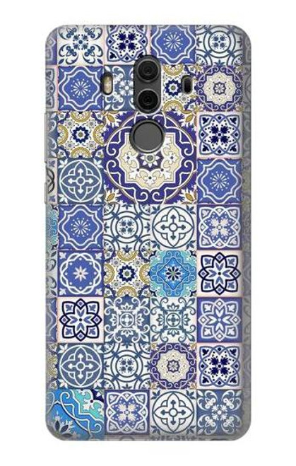 S3537 Moroccan Mosaic Pattern Etui Coque Housse pour Huawei Mate 10 Pro, Porsche Design