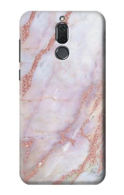 S3482 Soft Pink Marble Graphic Print Etui Coque Housse pour Huawei Mate 10 Lite