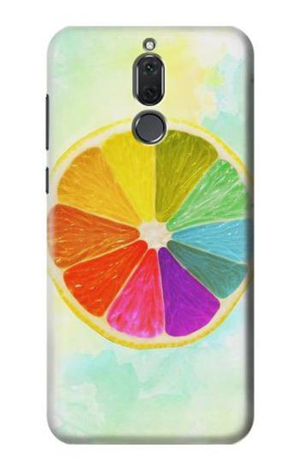 S3493 Colorful Lemon Etui Coque Housse pour Huawei Mate 10 Lite