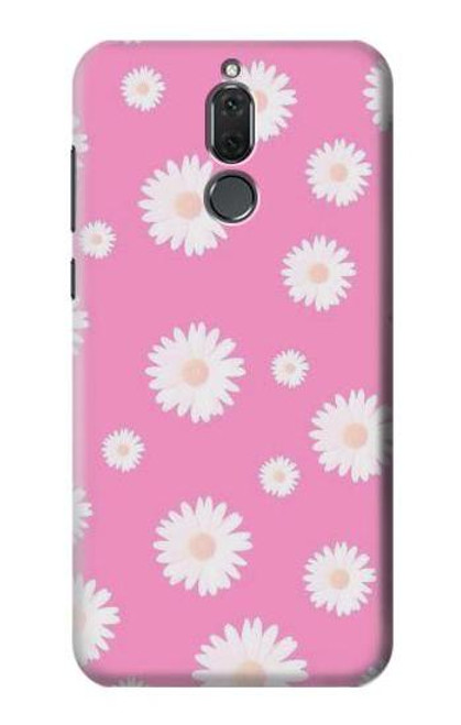 S3500 Pink Floral Pattern Etui Coque Housse pour Huawei Mate 10 Lite