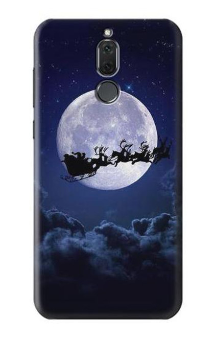 S3508 Xmas Santa Moon Etui Coque Housse pour Huawei Mate 10 Lite