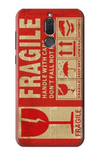 S3552 Vintage Fragile Label Art Etui Coque Housse pour Huawei Mate 10 Lite