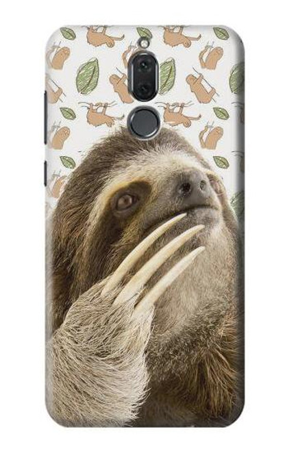 S3559 Sloth Pattern Etui Coque Housse pour Huawei Mate 10 Lite
