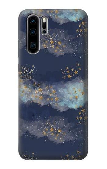 S3364 Gold Star Sky Etui Coque Housse pour Huawei P30 Pro
