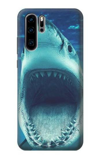 S3548 Tiger Shark Etui Coque Housse pour Huawei P30 Pro