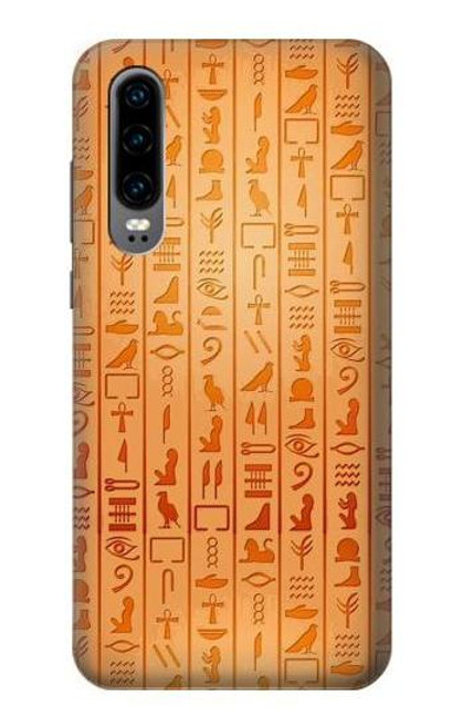 S3440 Egyptian Hieroglyphs Etui Coque Housse pour Huawei P30