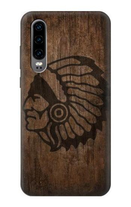S3443 Indian Head Etui Coque Housse pour Huawei P30