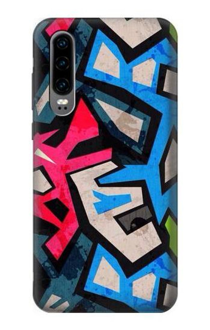 S3445 Graffiti Street Art Etui Coque Housse pour Huawei P30