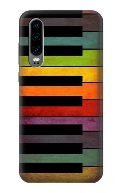 S3451 Colorful Piano Etui Coque Housse pour Huawei P30