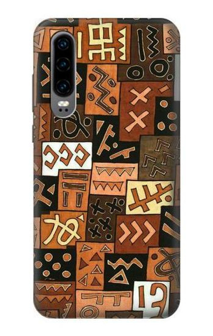 S3460 Mali Art Pattern Etui Coque Housse pour Huawei P30