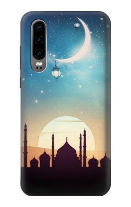 S3502 Islamic Sunset Etui Coque Housse pour Huawei P30