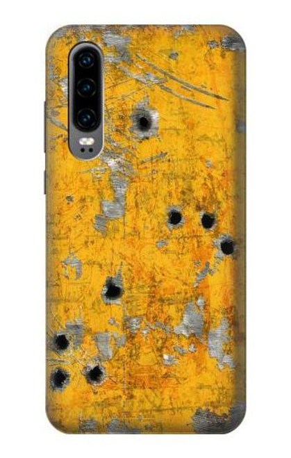 S3528 Bullet Rusting Yellow Metal Etui Coque Housse pour Huawei P30