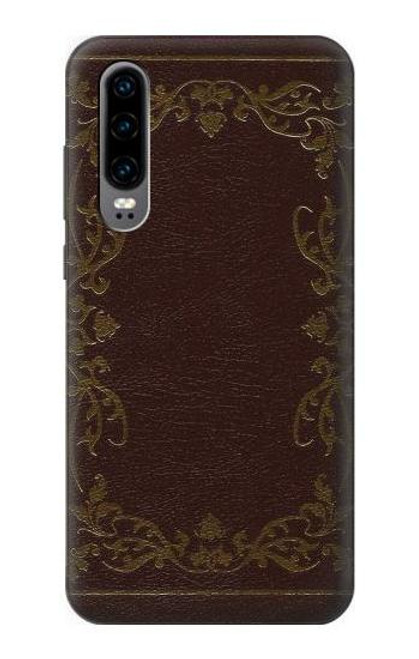 S3553 Vintage Book Cover Etui Coque Housse pour Huawei P30