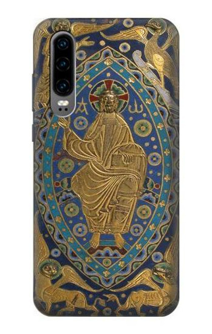 S3620 Book Cover Christ Majesty Etui Coque Housse pour Huawei P30