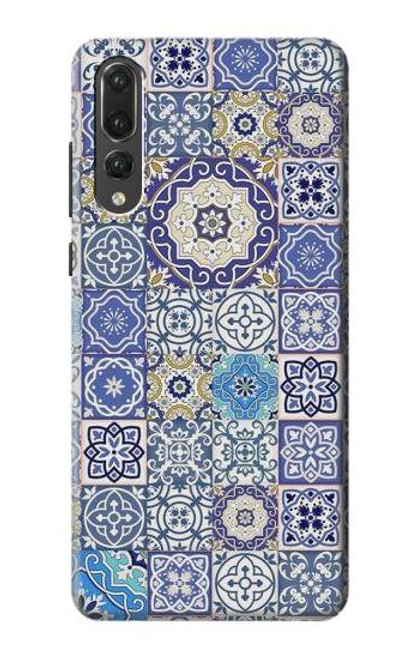 S3537 Moroccan Mosaic Pattern Etui Coque Housse pour Huawei P20 Pro