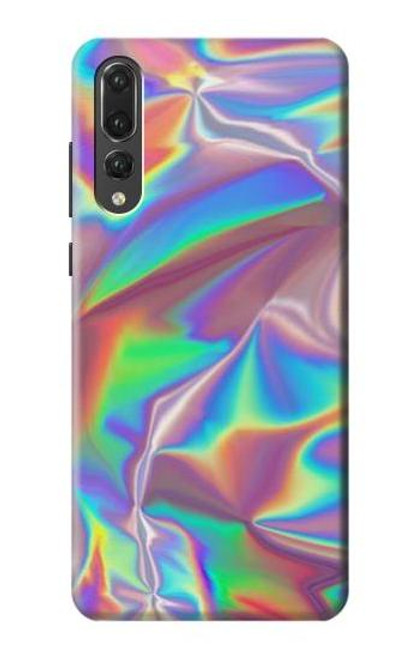 S3597 Holographic Photo Printed Etui Coque Housse pour Huawei P20 Pro