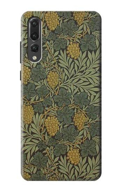 S3662 William Morris Vine Pattern Etui Coque Housse pour Huawei P20 Pro