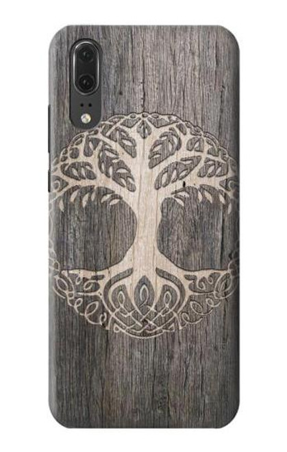 S3591 Viking Tree of Life Symbol Etui Coque Housse pour Huawei P20