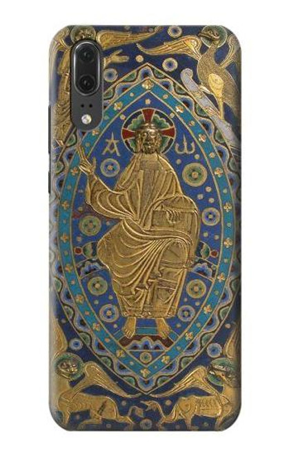 S3620 Book Cover Christ Majesty Etui Coque Housse pour Huawei P20