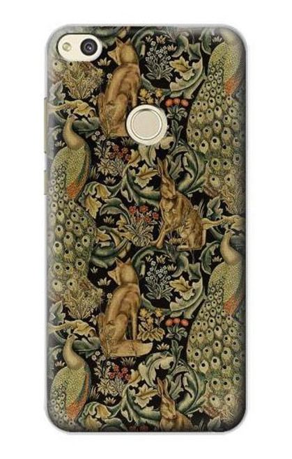 S3661 William Morris Forest Velvet Etui Coque Housse pour Huawei P8 Lite (2017)