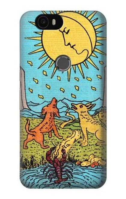 S3435 Tarot Card Moon Etui Coque Housse pour Huawei Nexus 6P