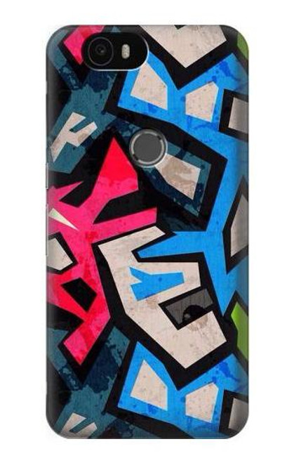 S3445 Graffiti Street Art Etui Coque Housse pour Huawei Nexus 6P