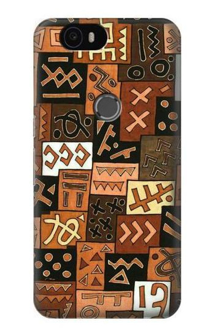 S3460 Mali Art Pattern Etui Coque Housse pour Huawei Nexus 6P