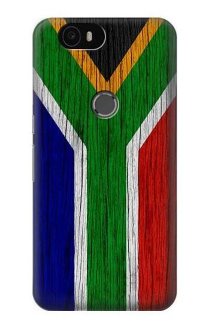 S3464 South Africa Flag Etui Coque Housse pour Huawei Nexus 6P