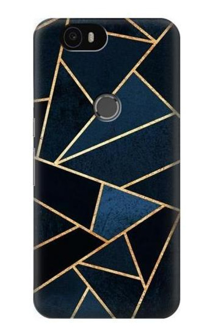 S3479 Navy Blue Graphic Art Etui Coque Housse pour Huawei Nexus 6P