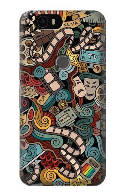 S3480 Belly Fat Workout Etui Coque Housse pour Huawei Nexus 6P