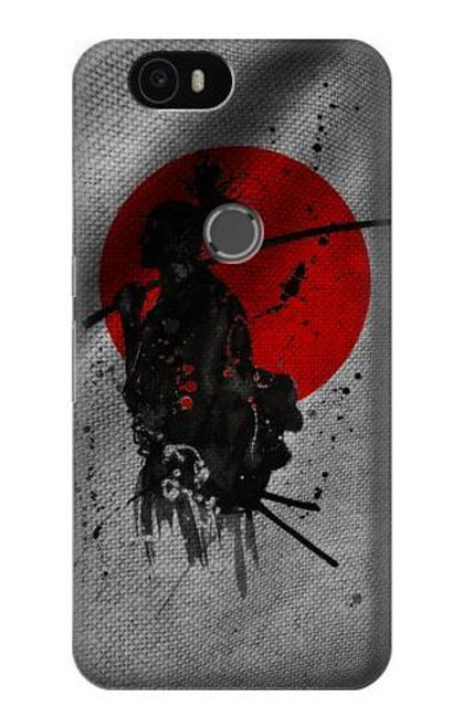 S3517 Japan Flag Samurai Etui Coque Housse pour Huawei Nexus 6P