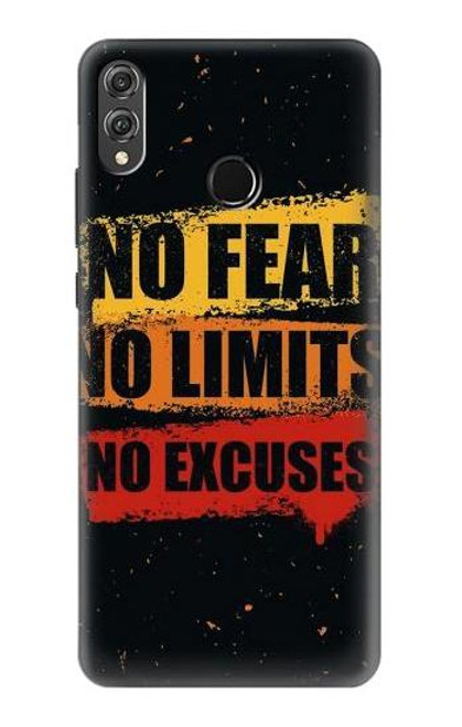 S3492 No Fear Limits Excuses Etui Coque Housse pour Huawei Honor 8X