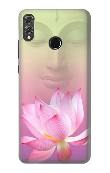 S3511 Lotus flower Buddhism Etui Coque Housse pour Huawei Honor 8X