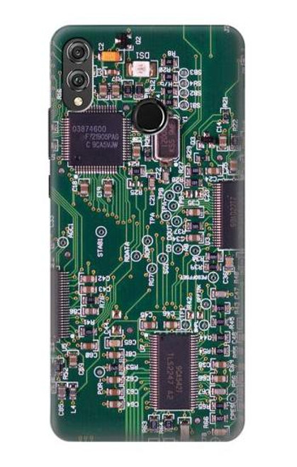 S3519 Electronics Circuit Board Graphic Etui Coque Housse pour Huawei Honor 8X