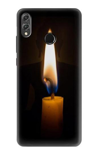 S3530 Buddha Candle Burning Etui Coque Housse pour Huawei Honor 8X