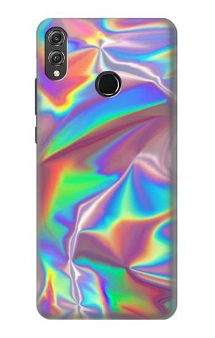 S3597 Holographic Photo Printed Etui Coque Housse pour Huawei Honor 8X