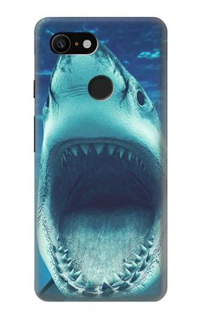 S3548 Requin-tigre Etui Coque Housse pour Google Pixel 3