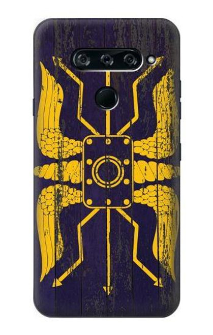 S3546 Roman Shield Blue Etui Coque Housse pour LG V40, LG V40 ThinQ