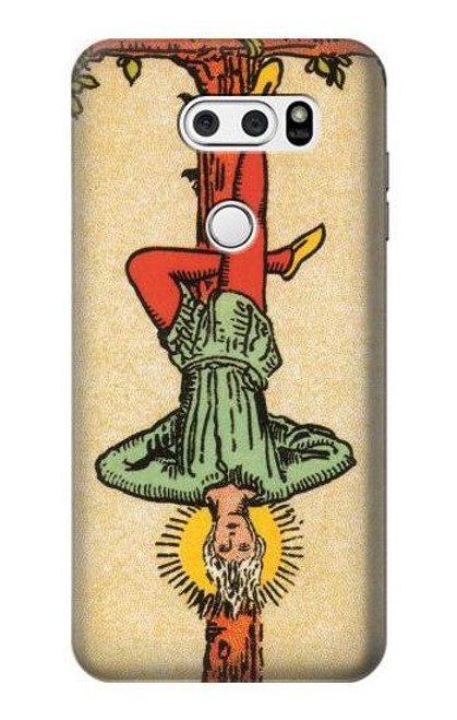 S3377 Tarot Card Hanged Man Etui Coque Housse pour LG V30, LG V30 Plus, LG V30S ThinQ, LG V35, LG V35 ThinQ