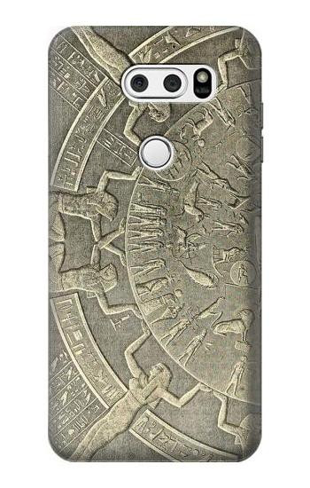 S3396 Dendera Zodiac Ancient Egypt Etui Coque Housse pour LG V30, LG V30 Plus, LG V30S ThinQ, LG V35, LG V35 ThinQ