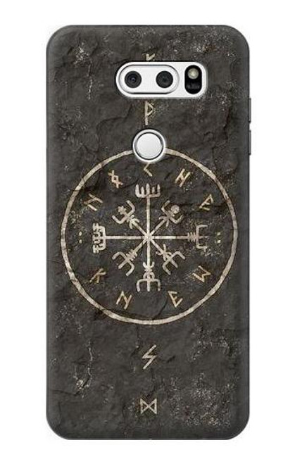 S3413 Norse Ancient Viking Symbol Etui Coque Housse pour LG V30, LG V30 Plus, LG V30S ThinQ, LG V35, LG V35 ThinQ