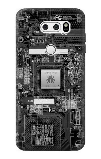 S3434 Bug Circuit Board Graphic Etui Coque Housse pour LG V30, LG V30 Plus, LG V30S ThinQ, LG V35, LG V35 ThinQ