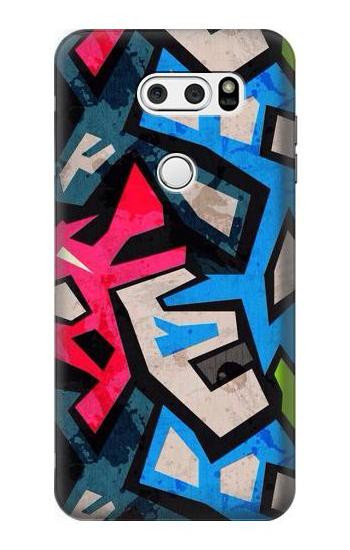 S3445 Graffiti Street Art Etui Coque Housse pour LG V30, LG V30 Plus, LG V30S ThinQ, LG V35, LG V35 ThinQ