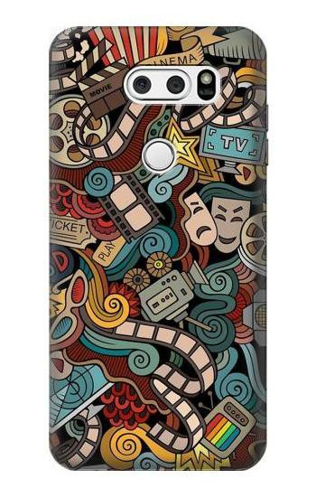S3480 Belly Fat Workout Etui Coque Housse pour LG V30, LG V30 Plus, LG V30S ThinQ, LG V35, LG V35 ThinQ