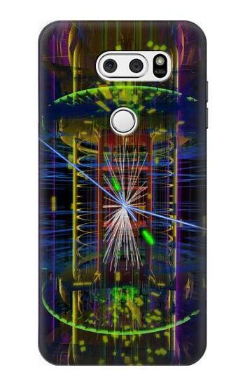 S3545 Quantum Particle Collision Etui Coque Housse pour LG V30, LG V30 Plus, LG V30S ThinQ, LG V35, LG V35 ThinQ