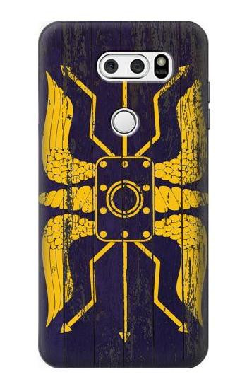 S3546 Roman Shield Blue Etui Coque Housse pour LG V30, LG V30 Plus, LG V30S ThinQ, LG V35, LG V35 ThinQ