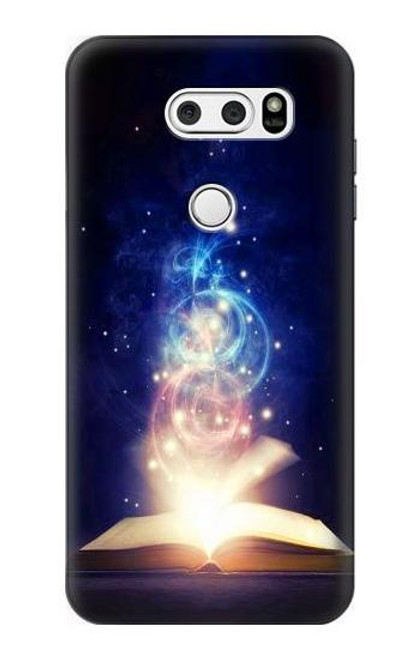 S3554 Magic Spell Book Etui Coque Housse pour LG V30, LG V30 Plus, LG V30S ThinQ, LG V35, LG V35 ThinQ