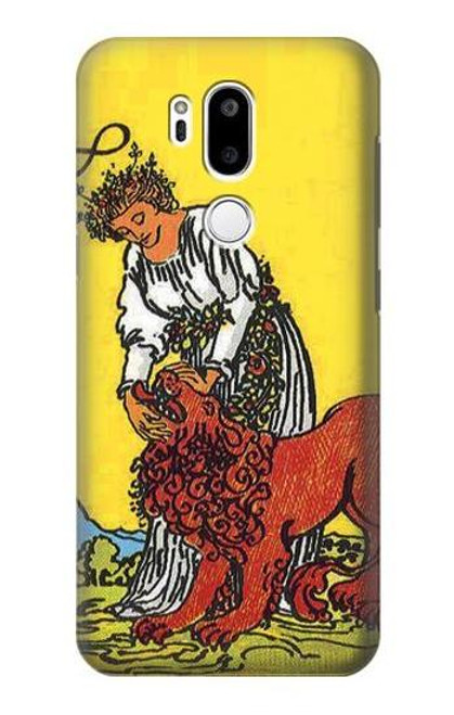 S3458 Strength Tarot Card Etui Coque Housse pour LG G7 ThinQ