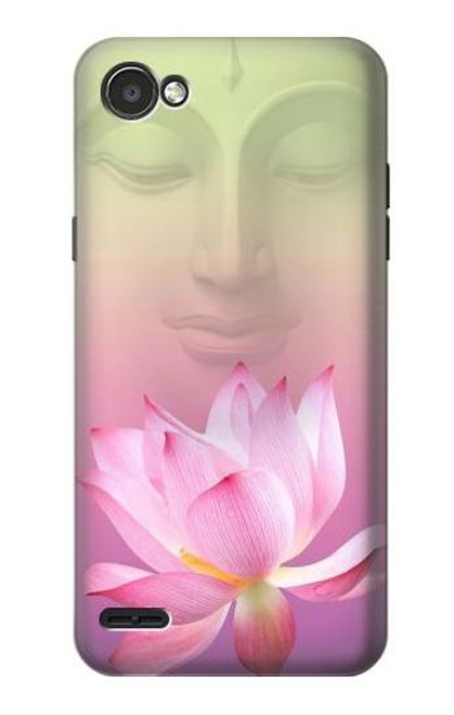 S3511 Lotus flower Buddhism Etui Coque Housse pour LG Q6